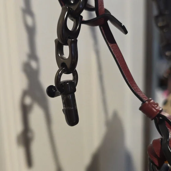 🌟👜 Coach 1941 Swagger Patchwork Prairie Rivets. Chain Crossbody Strap. - Picture 6 of 16